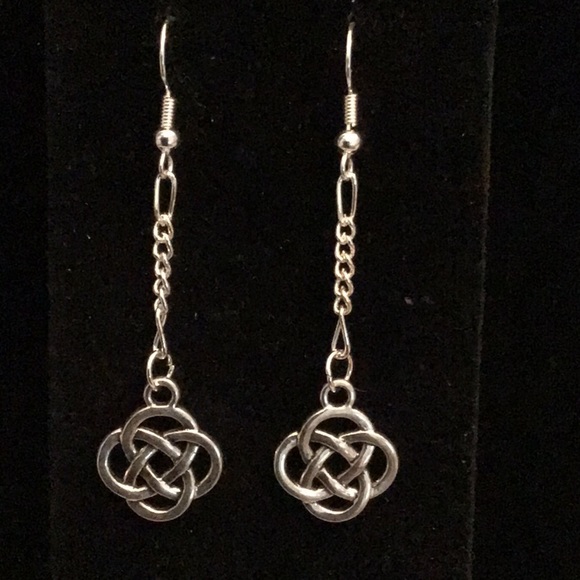 Celtic Cross Necklace and Earring Set - Picture 2 of 3